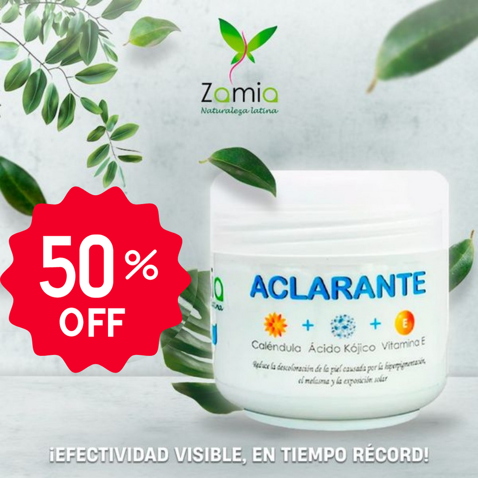 ZAMIA - CREMA ACLARANTE EFECTIVA 4.9/5 ⭐⭐⭐⭐⭐